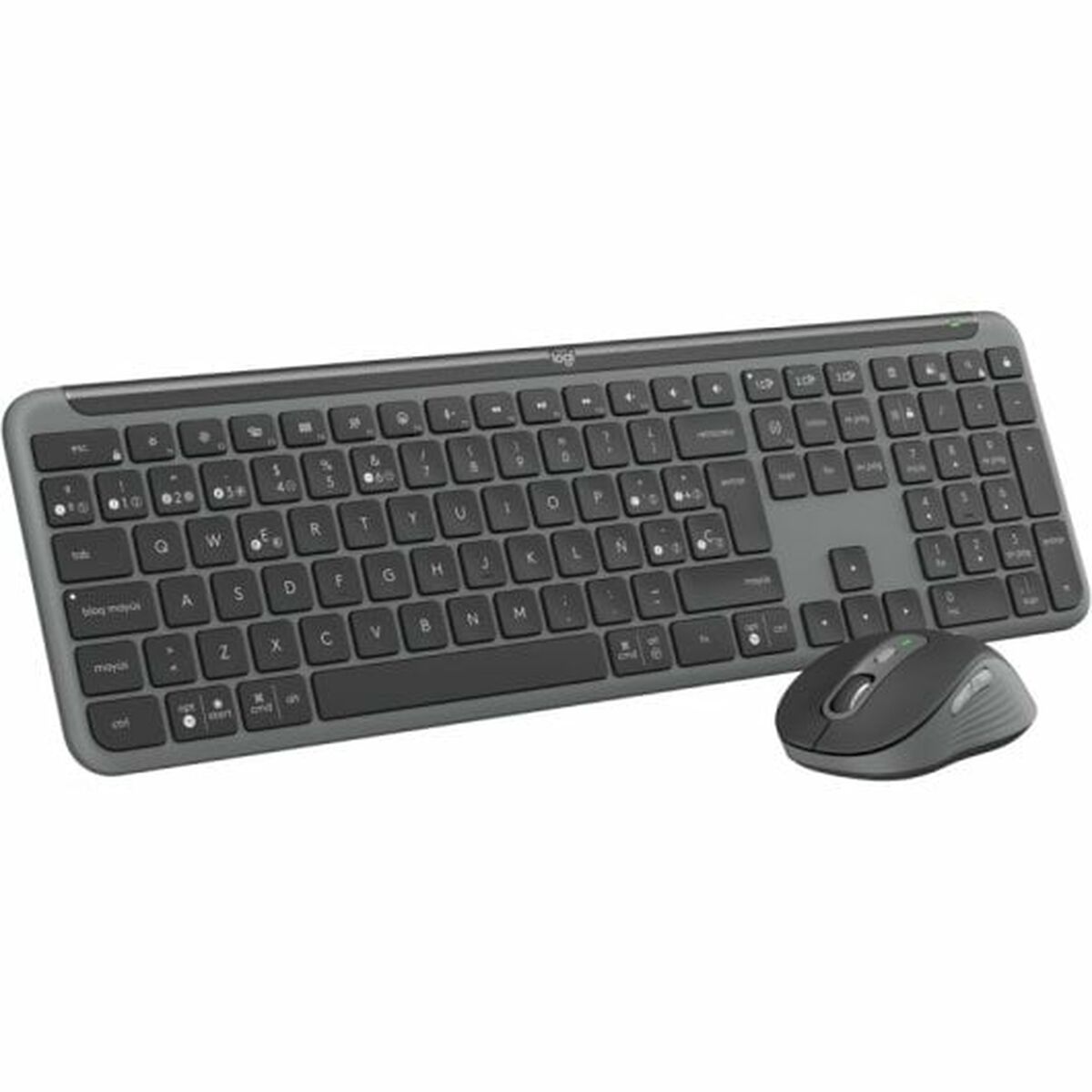 Tangentbord Logitech Grå Qwerty Spanska QWERTY