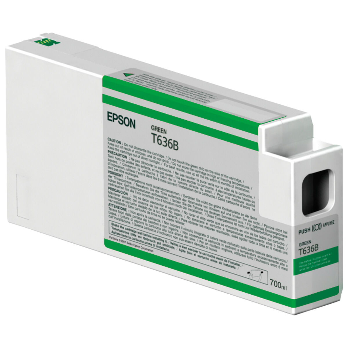 Original Bläckpatron Epson C13T636B00 Grön - 2