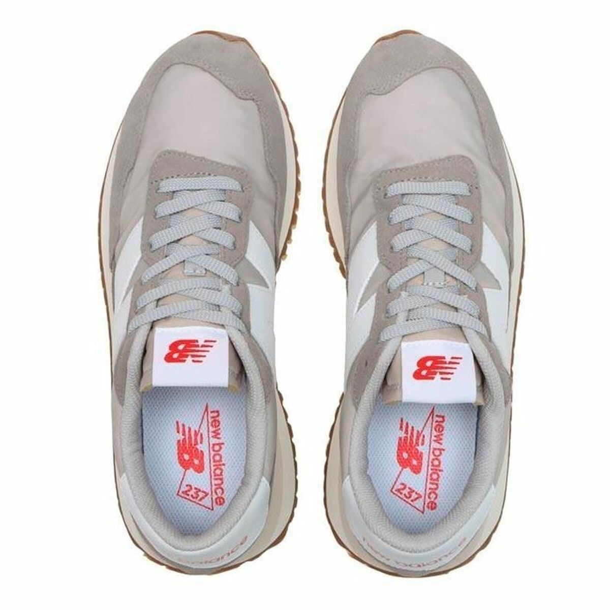 Löparskor, Vuxna New Balance 237V Ljusgrå - 4