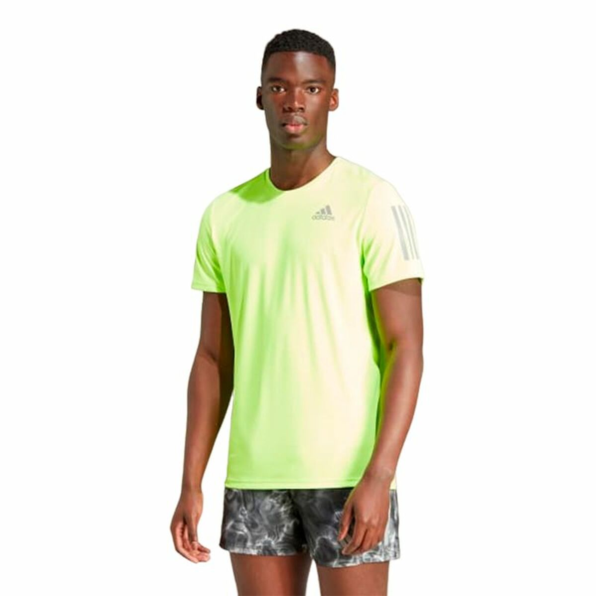 T-shirt Adidas Own The Run Limegrön - 2