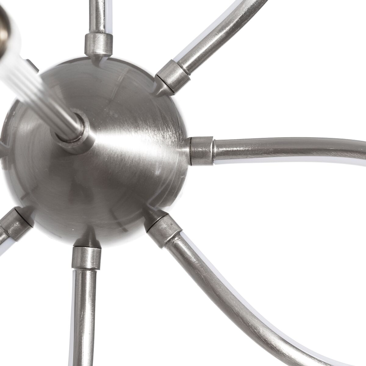 Taklampa 60 x 60 x 120 cm Metall Silver Modern - 2