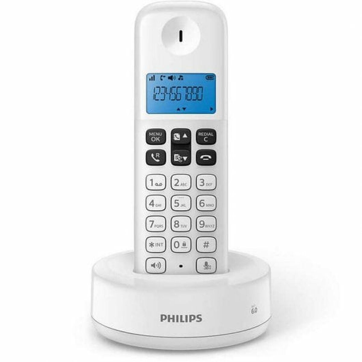 Trådlös Telefon Philips D1612W/34 Blå Vit Svart - 2