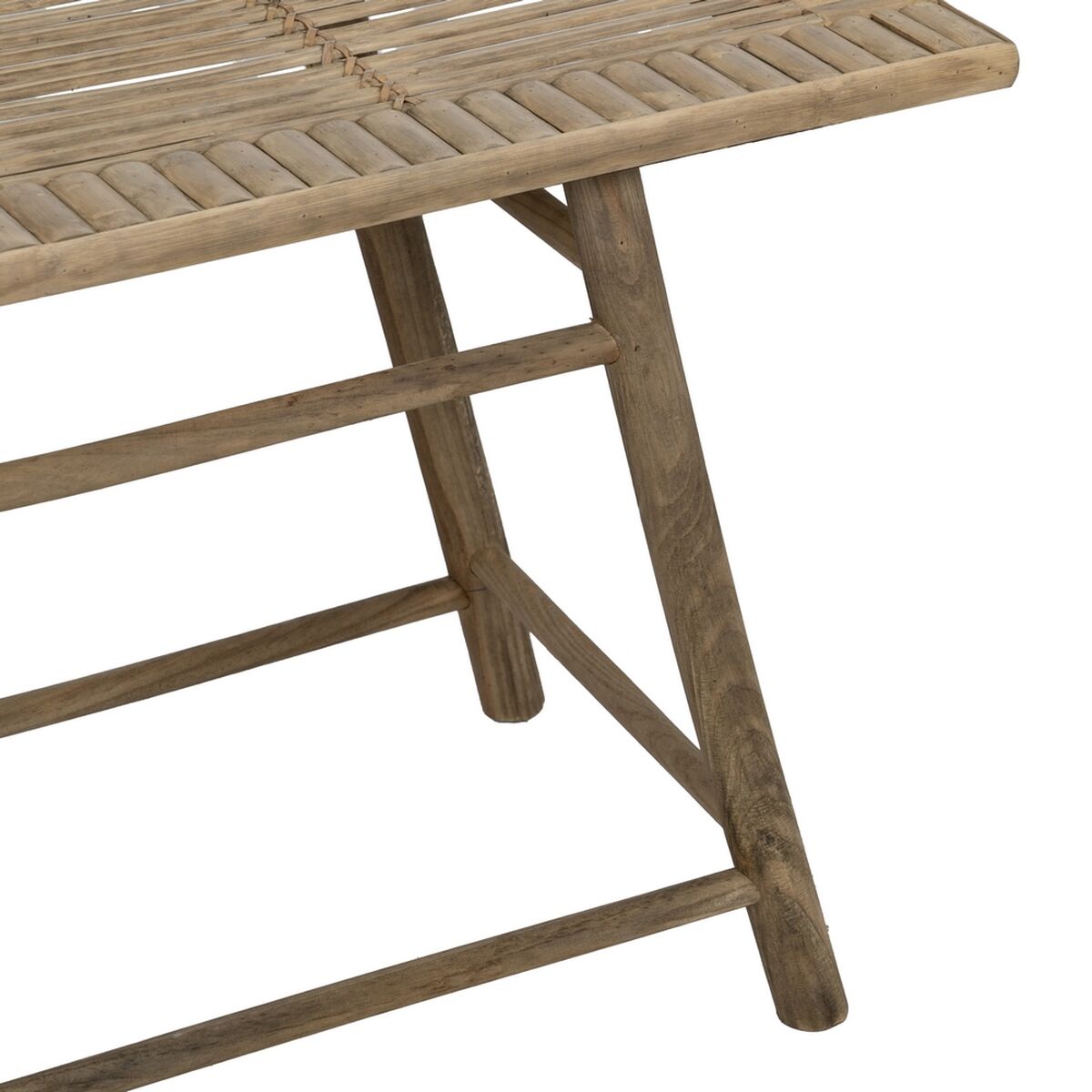 Sidobord Naturell Bambu 60 x 32 x 41 cm 42 x 21,5 x 32 cm 2 Delar (2 antal) - 8