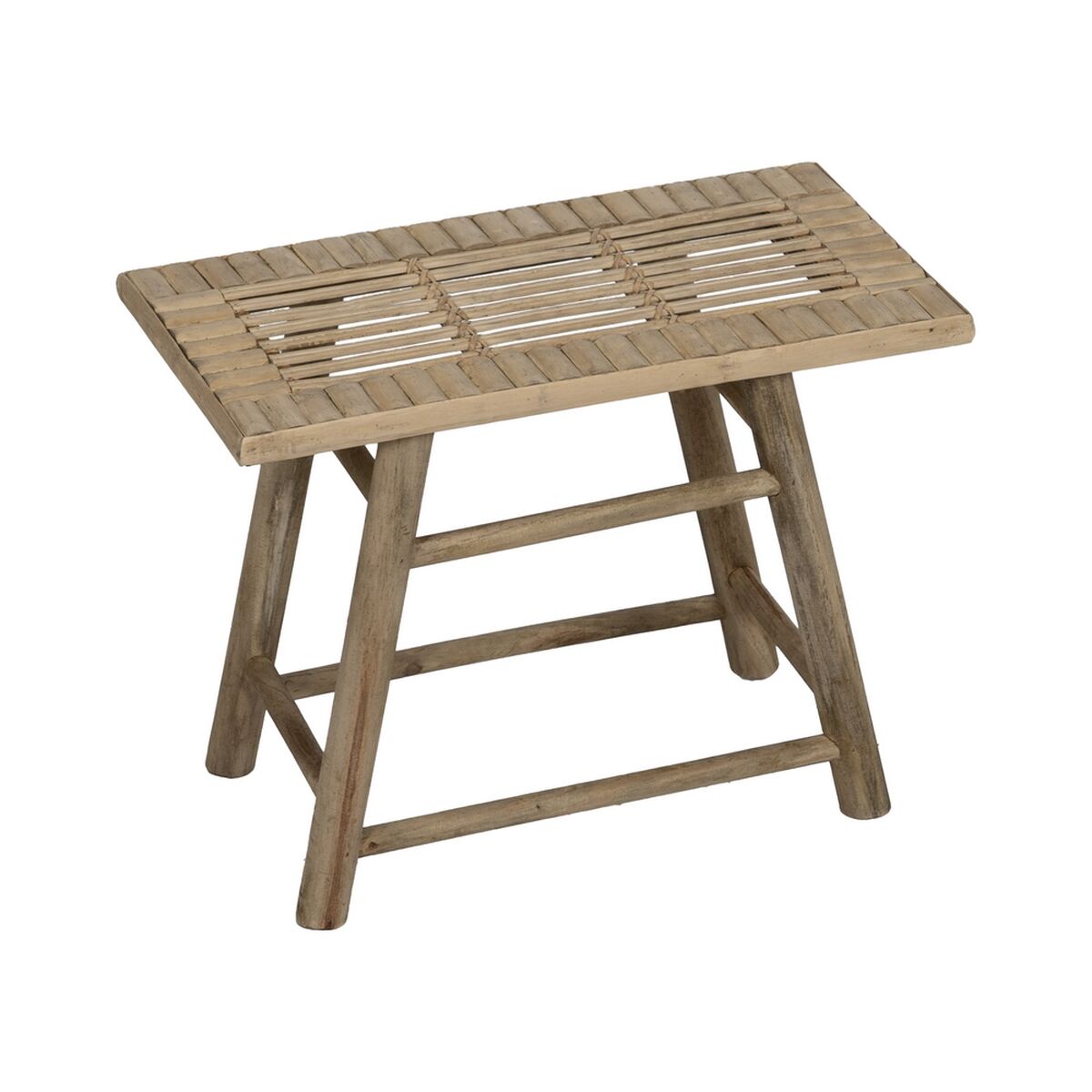 Sidobord Naturell Bambu 60 x 32 x 41 cm 42 x 21,5 x 32 cm 2 Delar (2 antal) - 4