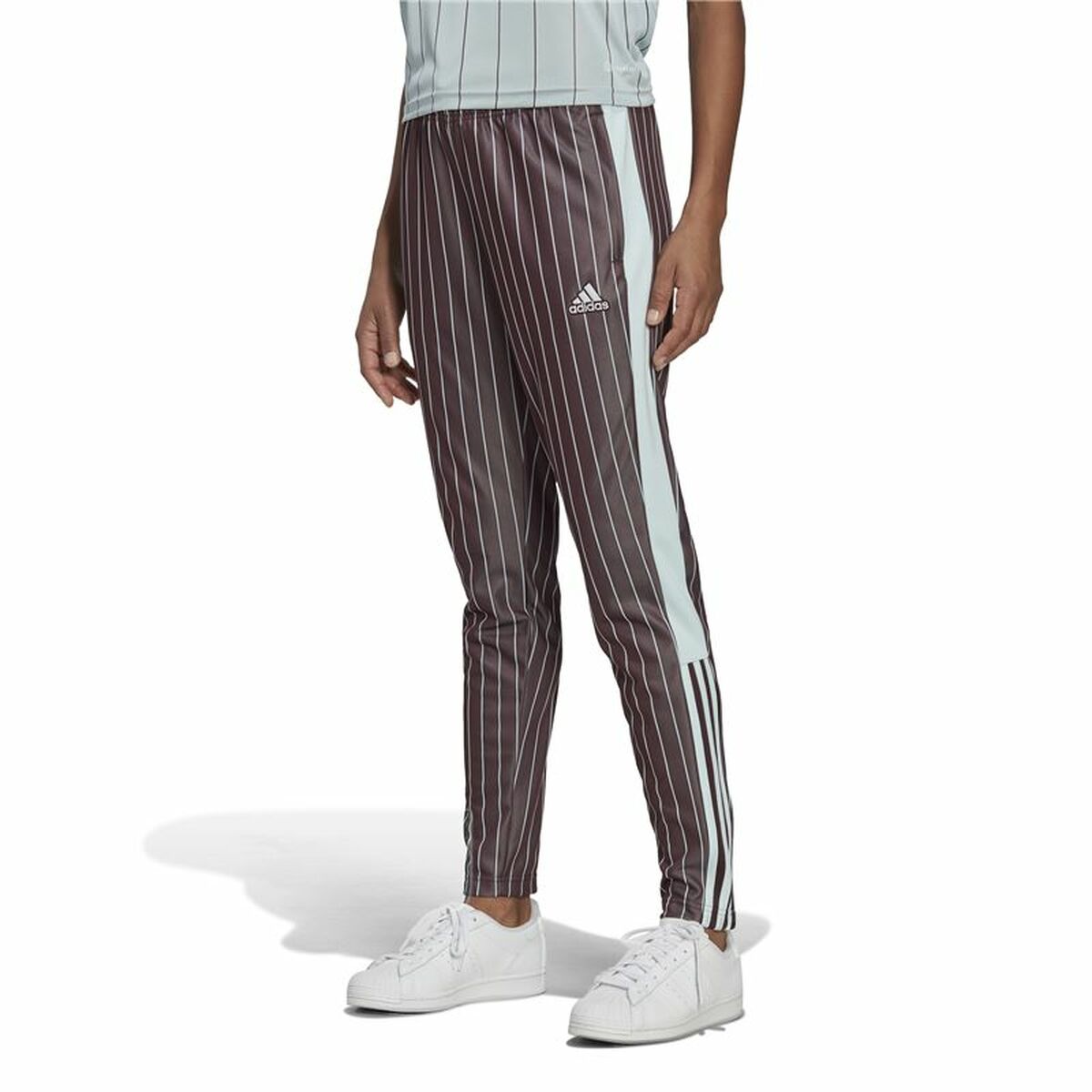 Långa träningsbyxor Adidas Brun Kvinna - 6