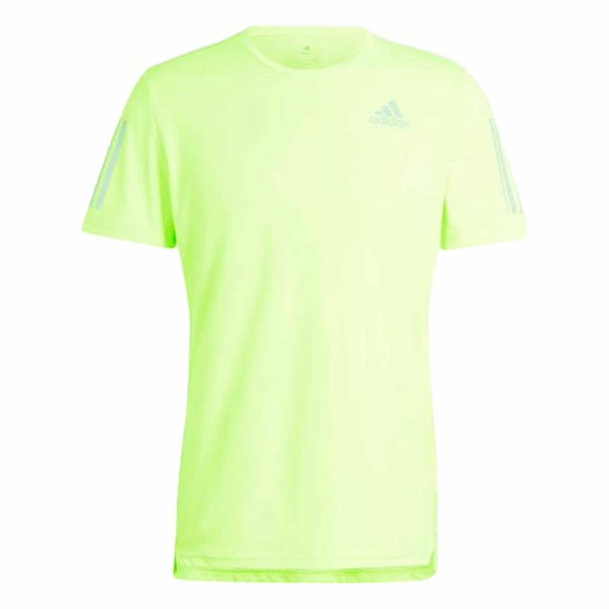 T-shirt Adidas Own The Run Limegrön