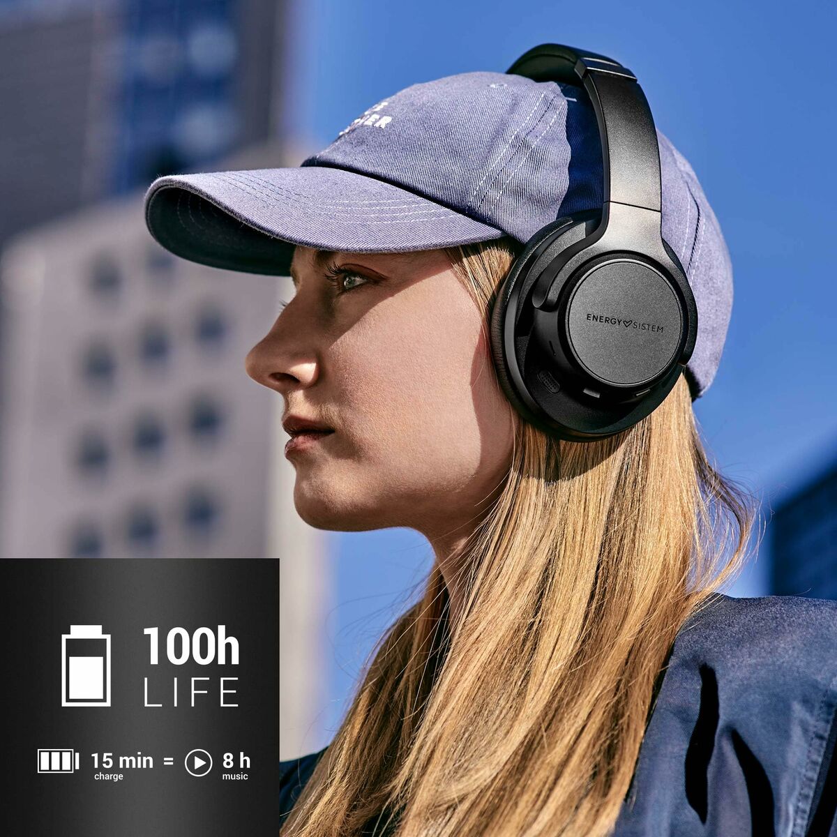Hörlurar Energy Sistem 458394 Svart