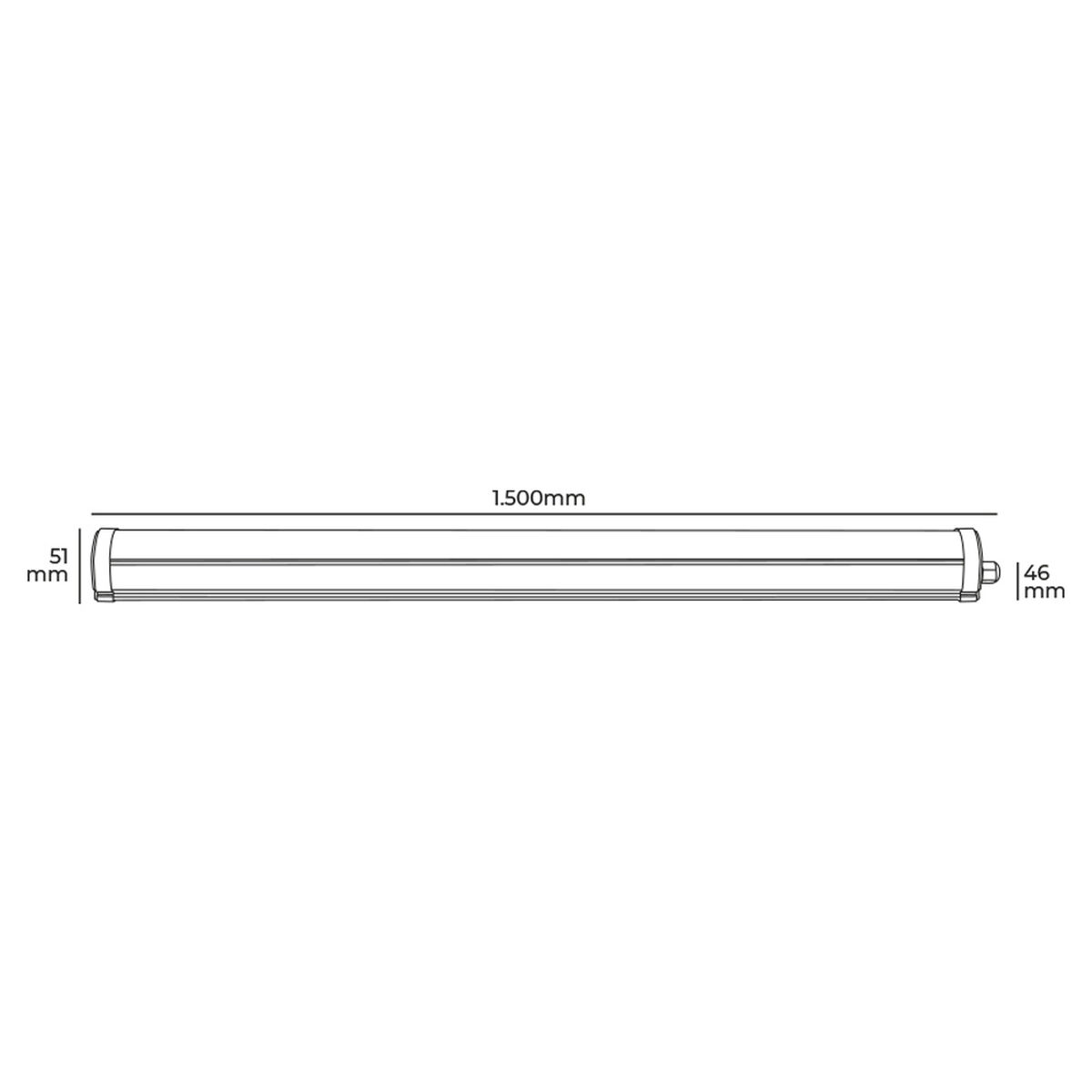 LED-remsa EDM 31405 48 W LED Ljus (4000 K) - 4