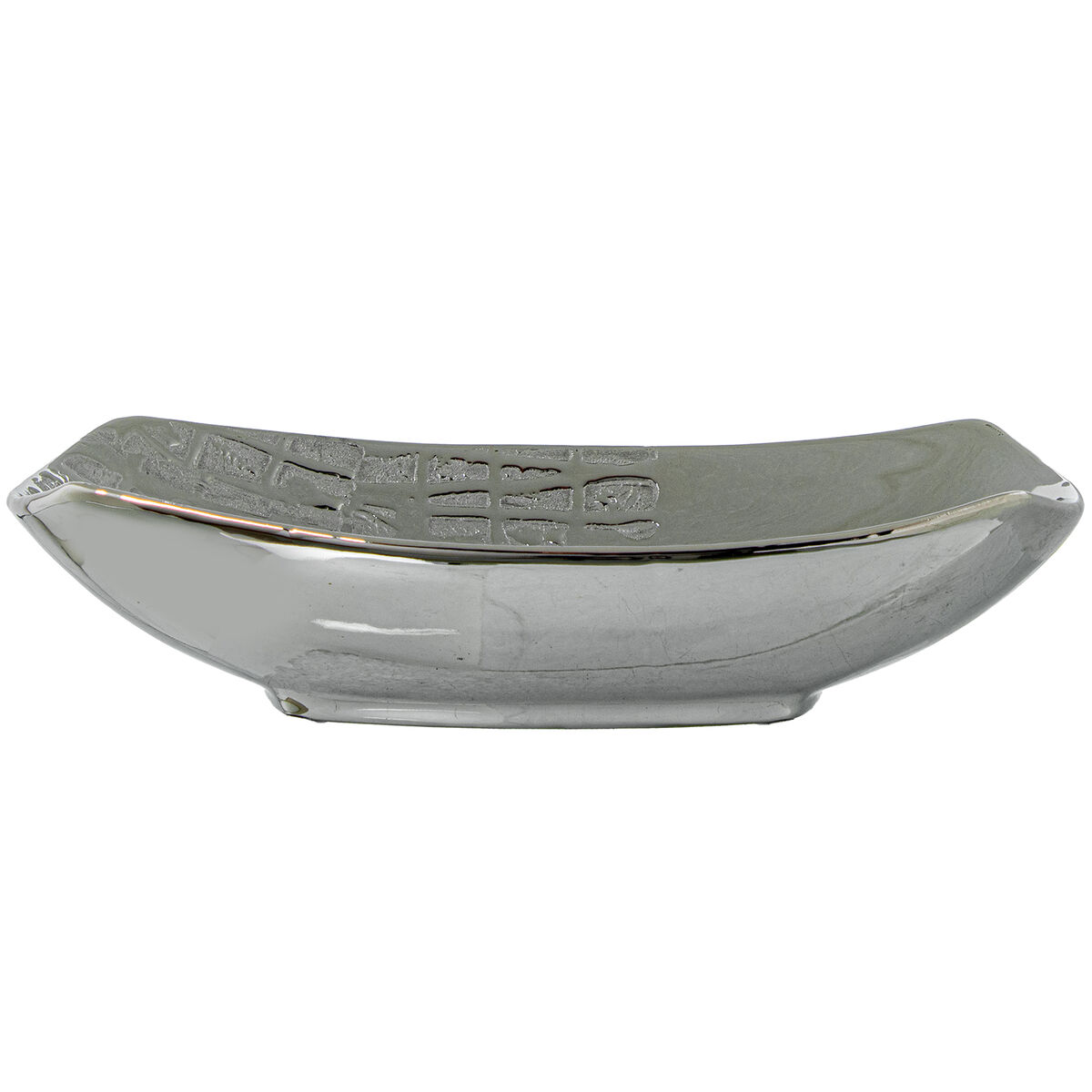 Bordsdekoration Alexandra House Living Silvrig 27 x 15 x 6 cm - 5