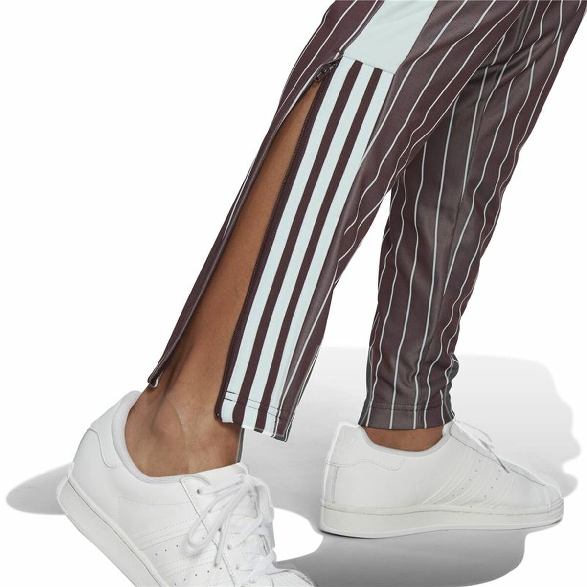 Långa träningsbyxor Adidas Brun Kvinna - 2