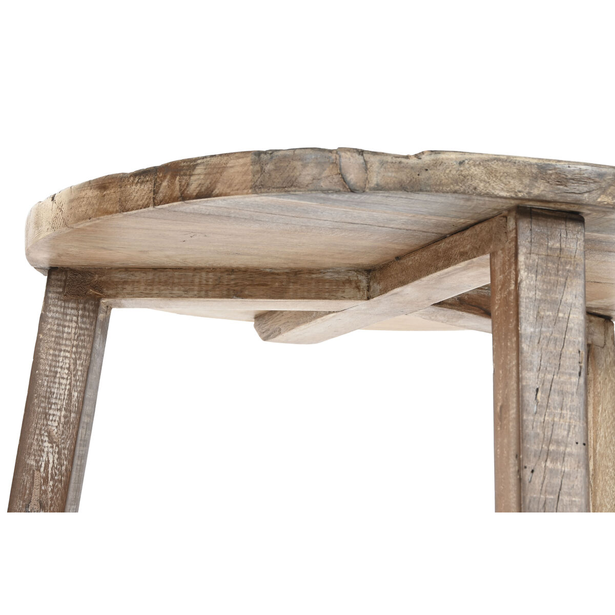 Sidobord Home ESPRIT Vit Brun 45 x 45 x 45 cm - 3