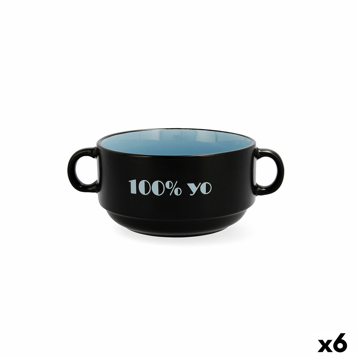 Soppskålar för Consommé Quid Aqua Vita Dvobarvna (450 ml) (Pack 6x) - 2