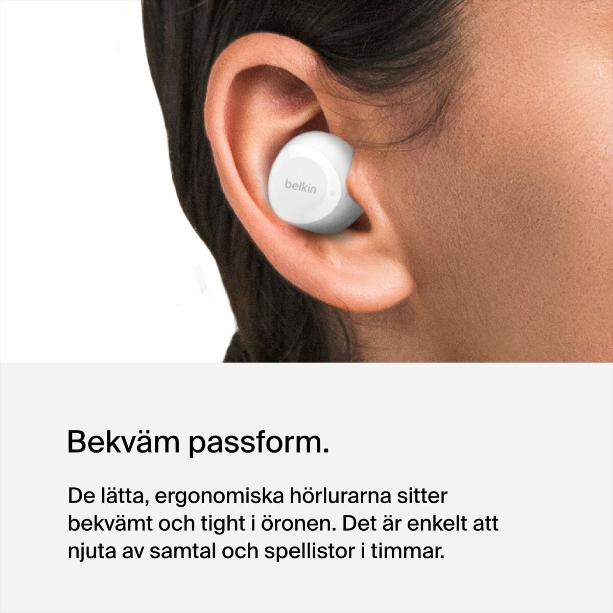 Trådlösa Hörlurar Belkin AUC009BTWH - 4