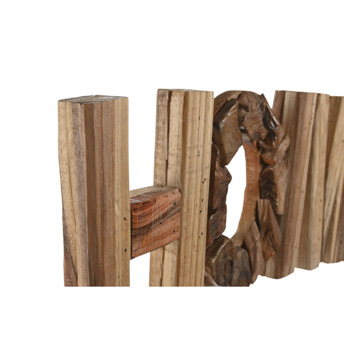 Prydnadsfigur Home ESPRIT Naturell Ljusbrun Urban 58 x 4 x 20 cm - 2