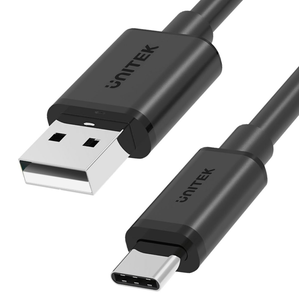 USB A till USB C Kabel Unitek Y-C481BK Vit 50 cm - 2