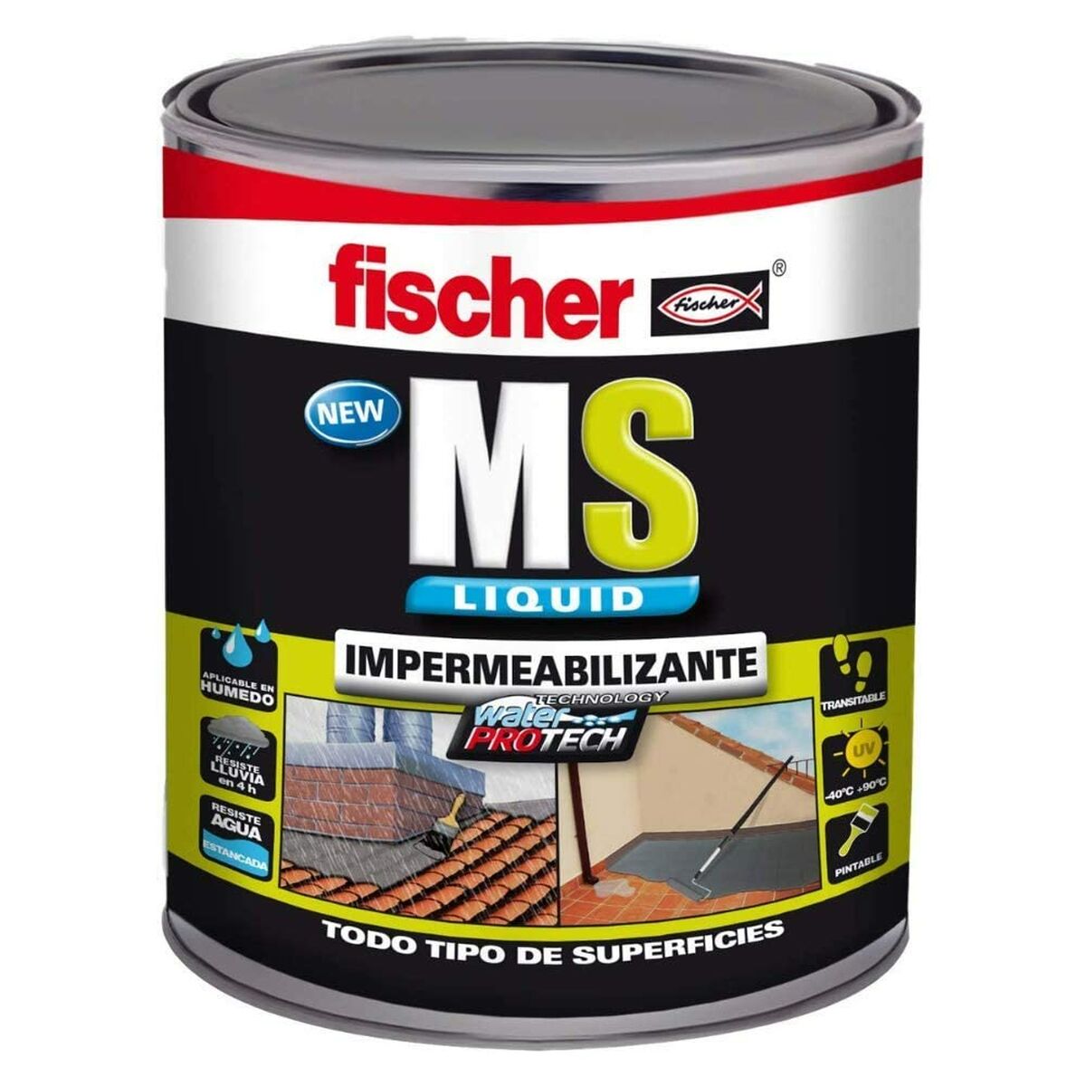 Impregnering Fischer MS 534615 Grå 1 kg - 5