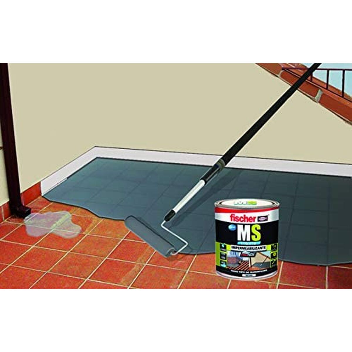 Impregnering Fischer MS 534615 Grå 1 kg - 4