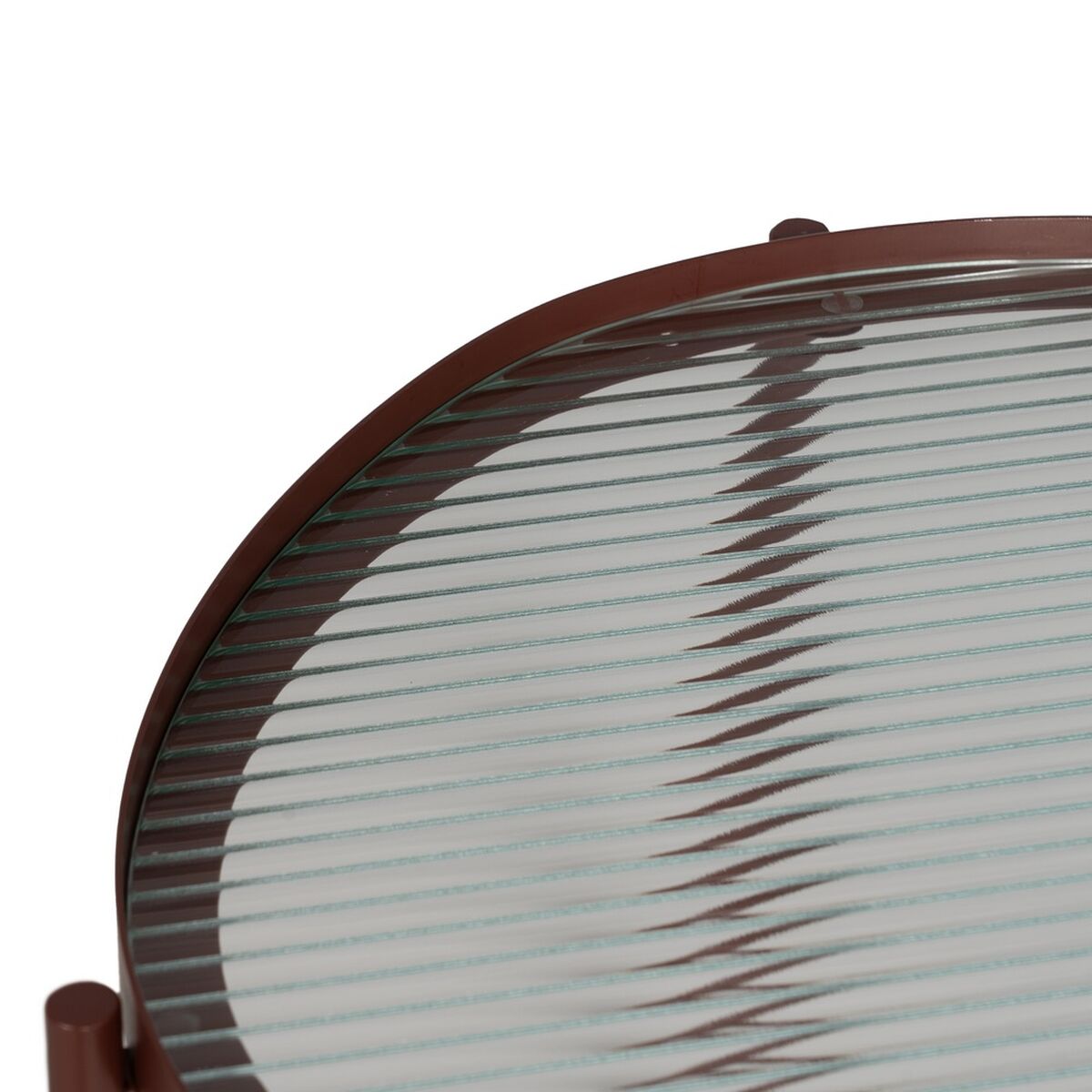 Sidobord Takpanna Glas Järn 55 x 47 x 54 cm - 3