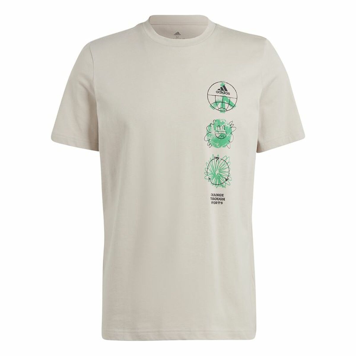 T-shirt Adidas Change Triple Beige
