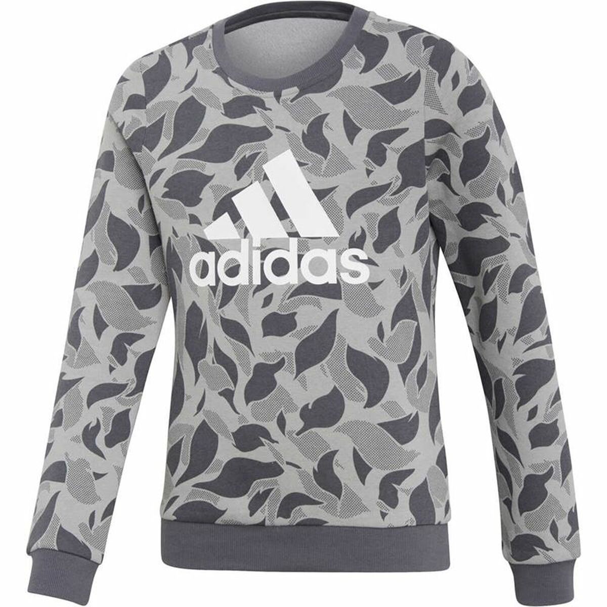 Tröja utan luva, Flickor Adidas ID Crew Grå Ljusgrå - 7