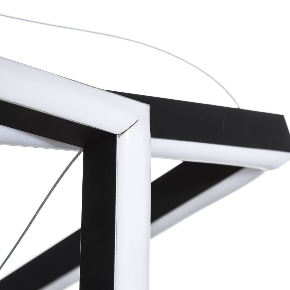 Taklampa Svart Aluminium 220-240 V Modern 50 x 50 x 120 cm - 4