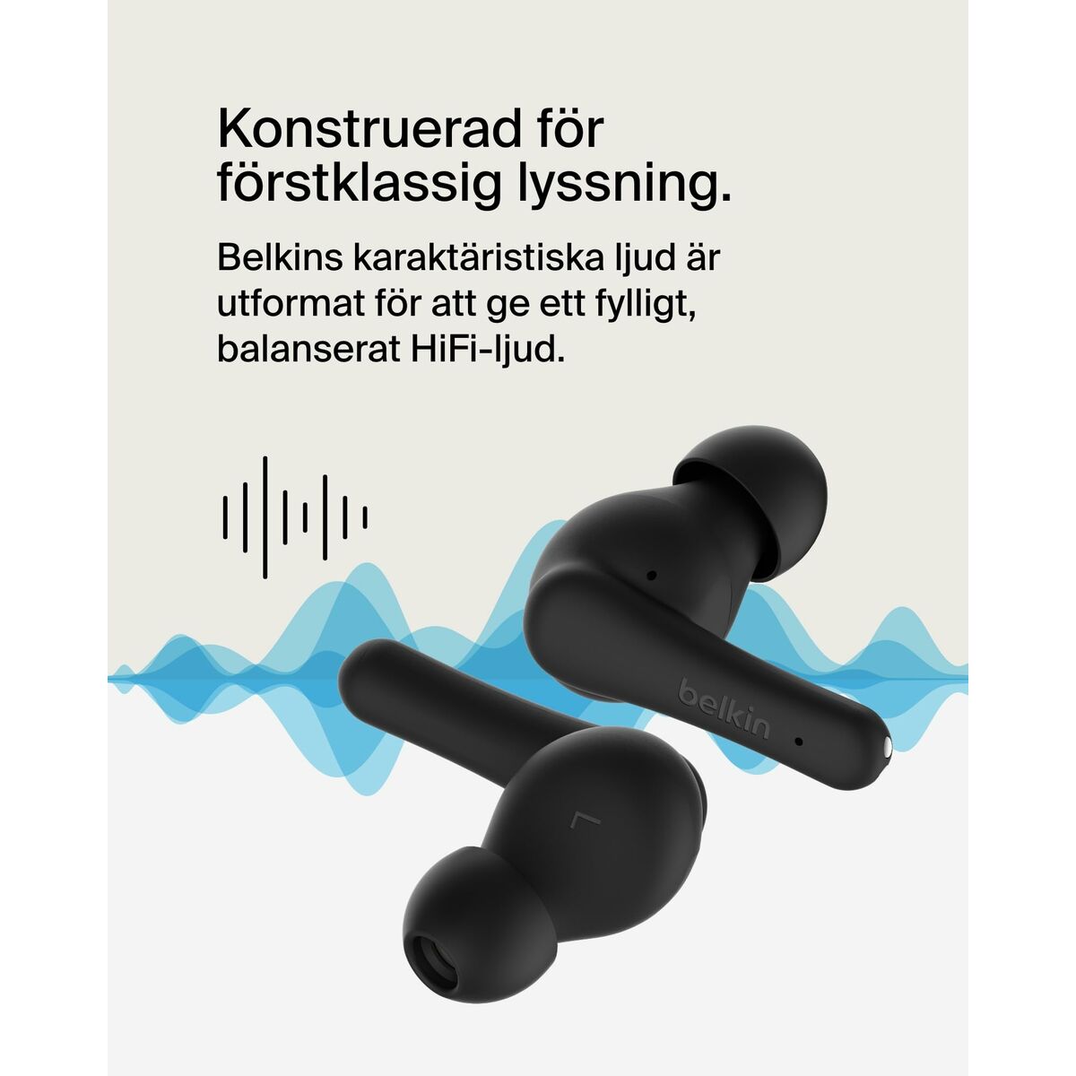 Hörlurar Belkin AUC012BTBK - 4