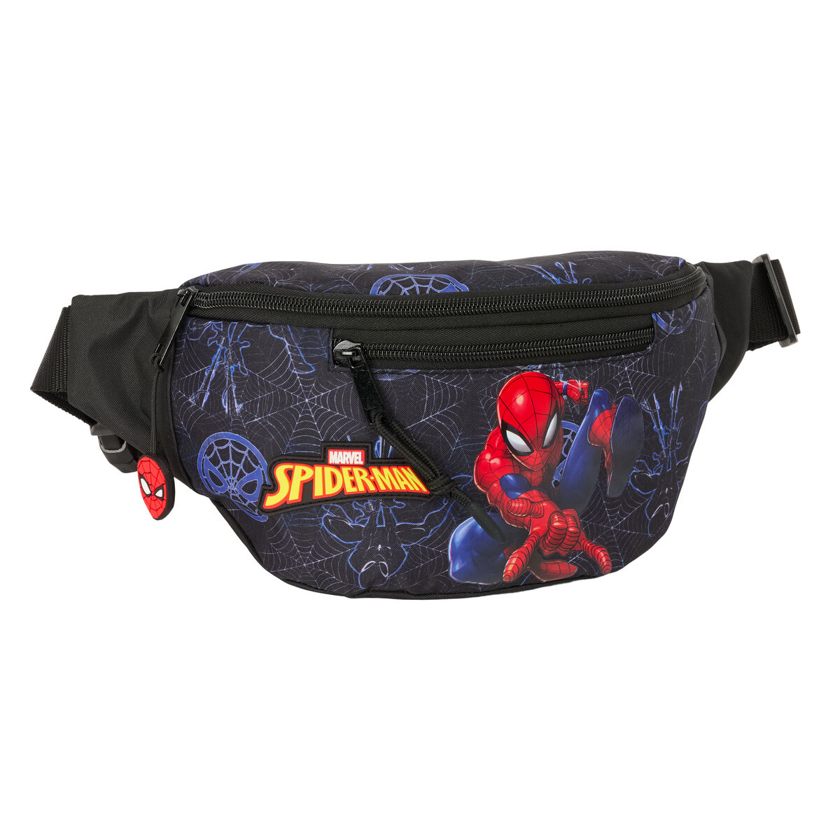 Midjeväska Spider-Man Attack Svart 23 x 12 x 9 cm