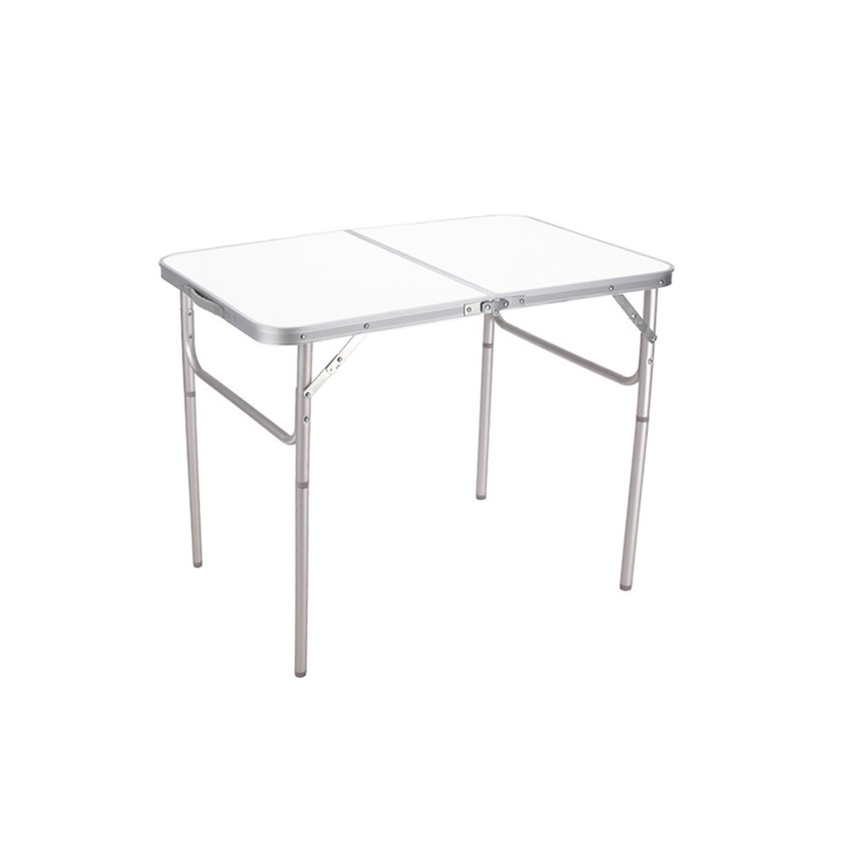 Marbueno Hopfällbart Aluminiumbord D25 Blandade Camping och strand 90X60X39/70 cm 10031