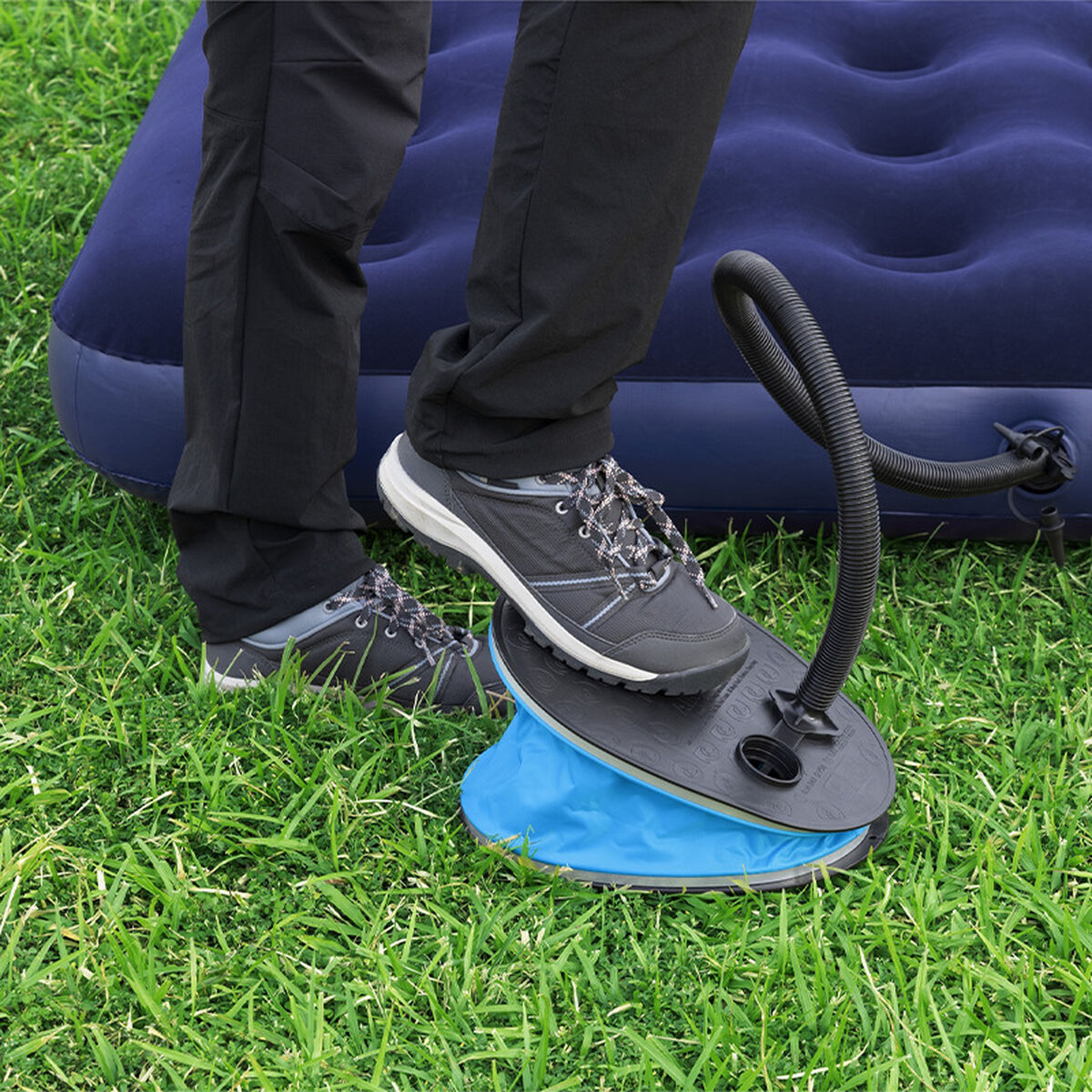 Bestway 5L Fotpump 28x22 cm Retractable Uppblåsbar och Camping 62005 - 3