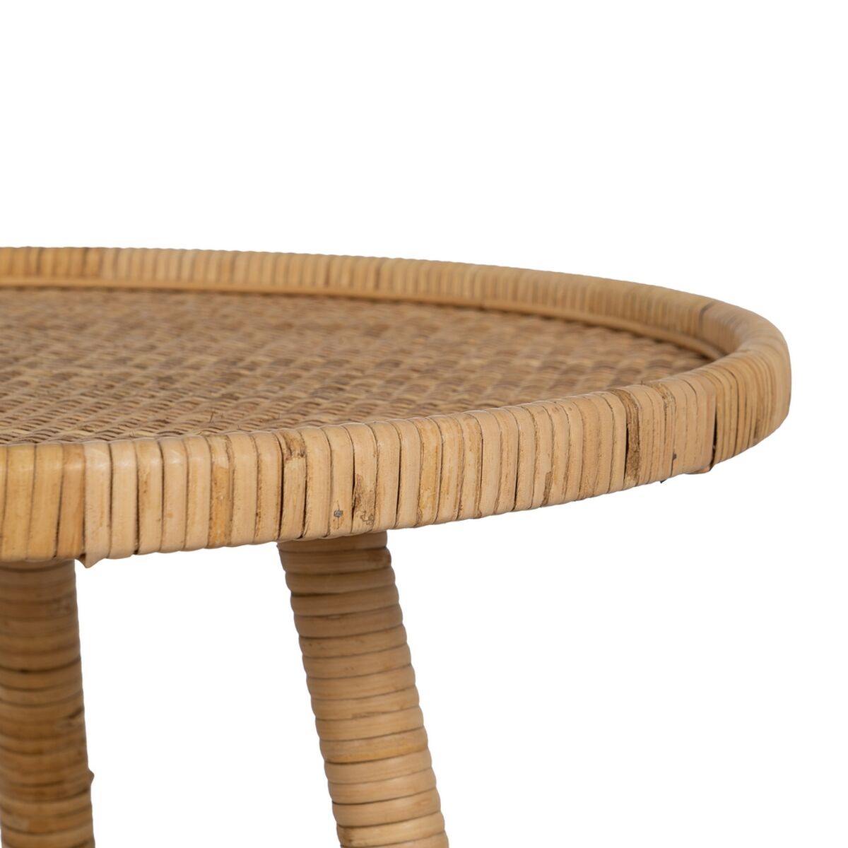 Sidobord Beige Rattan 60 x 60 x 71 cm - 5