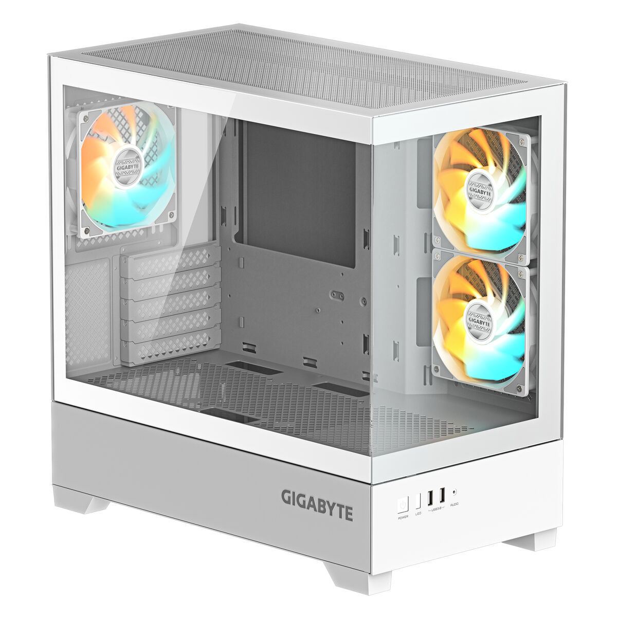 ATX Semitorn Gigabyte C201 PANORAMIC ICE Vit - 5