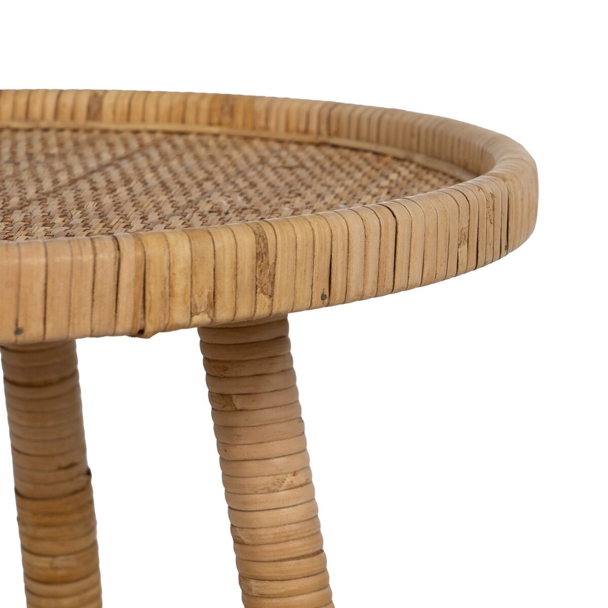 Sidobord Beige Rattan 45 x 45 x 56,5 cm - 5