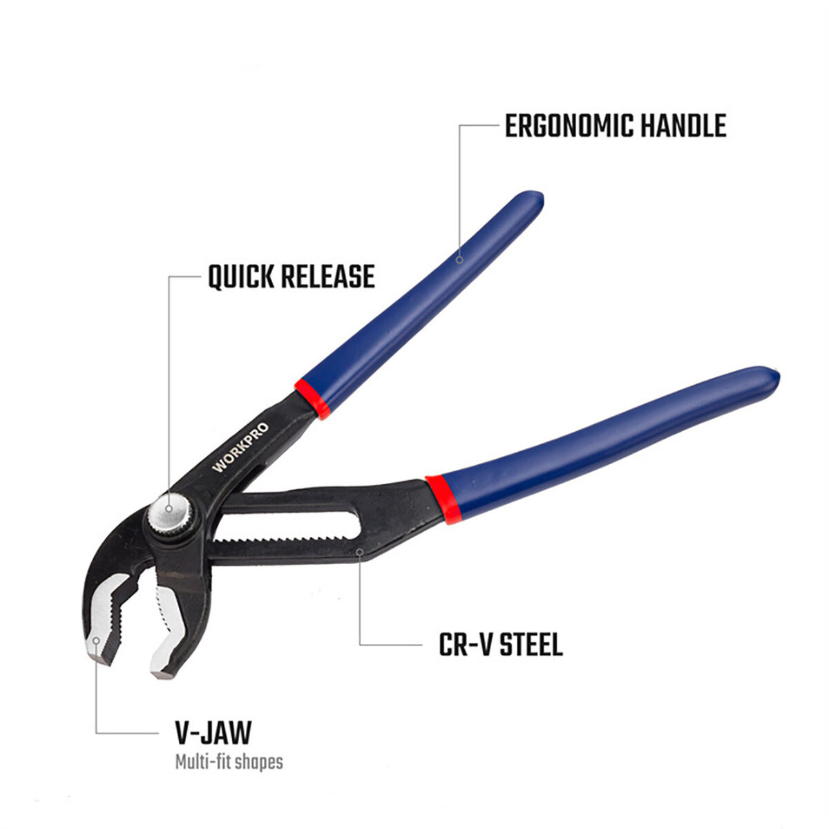 Parrot Nose Tång Workpro 8" - 7