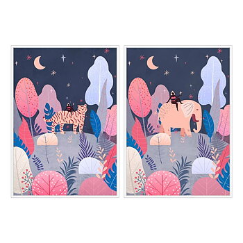 Tavla DKD Home Decor polystyren 53 x 4,3 x 73 cm