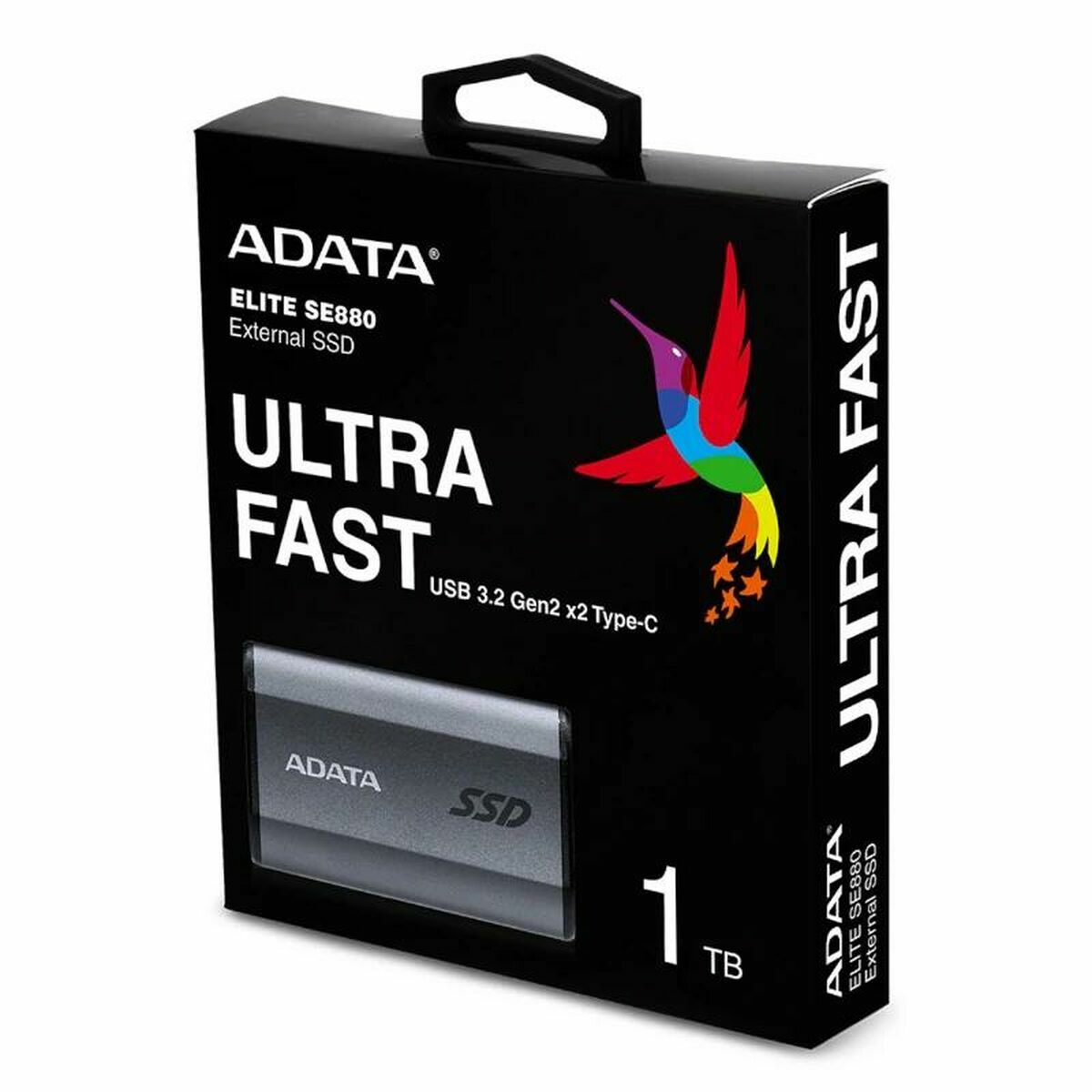 Extern Hårddisk Adata AELI-SE880-1TCGY 1 TB SSD 2,5" - 4