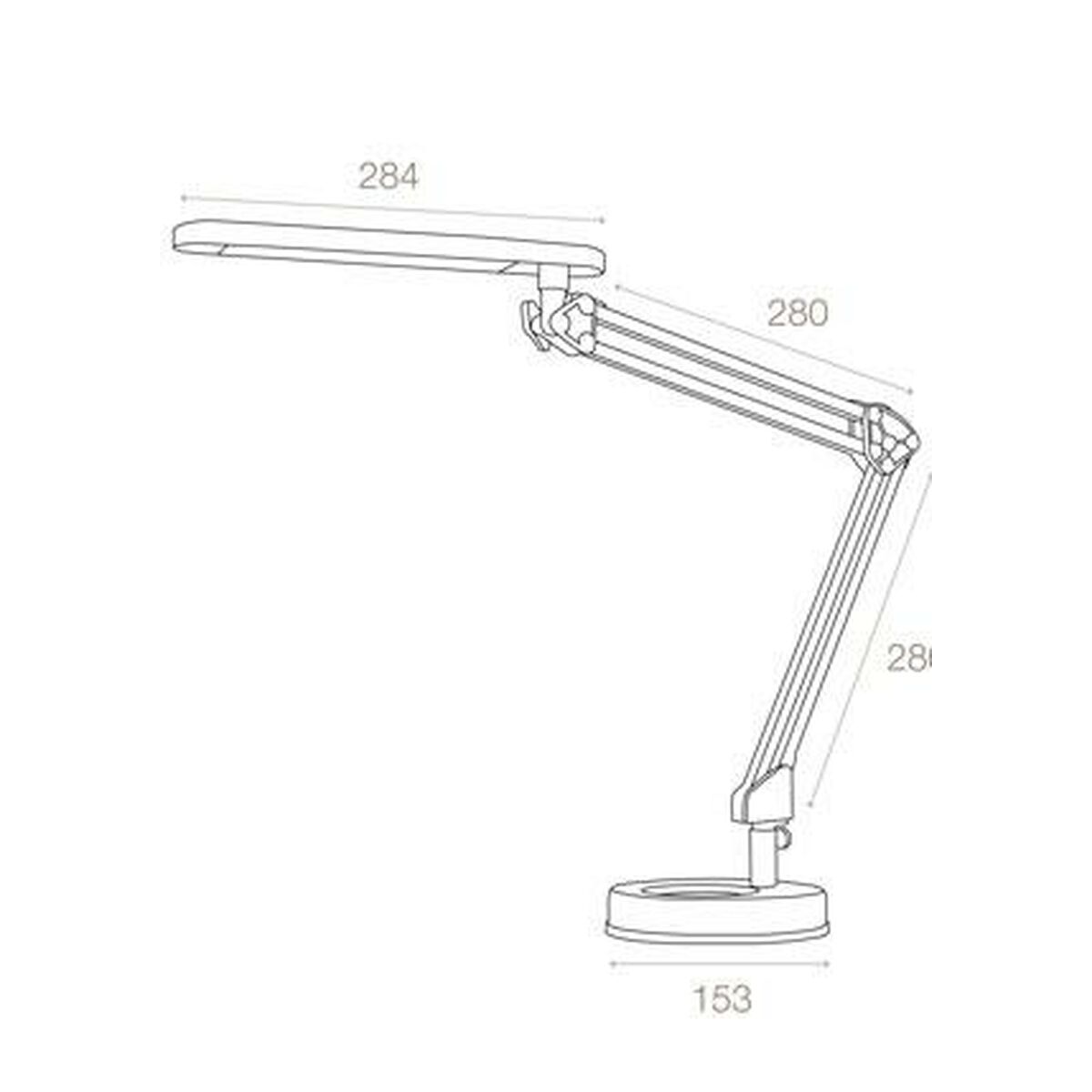 Flexo/skrivbordslampa Archivo 2000 Led4Stars Silvrig Aluminium ABS 394 Lm - 2