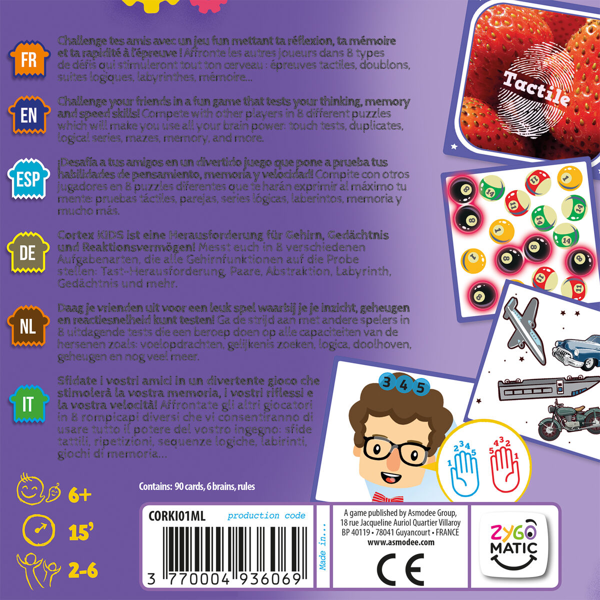 Sällskapsspel Cortex Kids Asmodee (ES) - 5