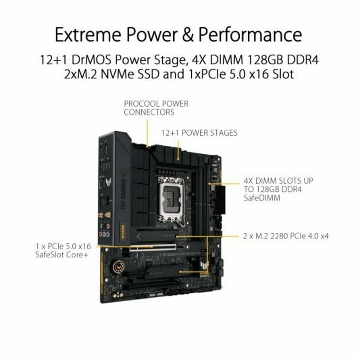 Moderkort Asus 90MB1DG0-M0EAY0 LGA 1700 - 3