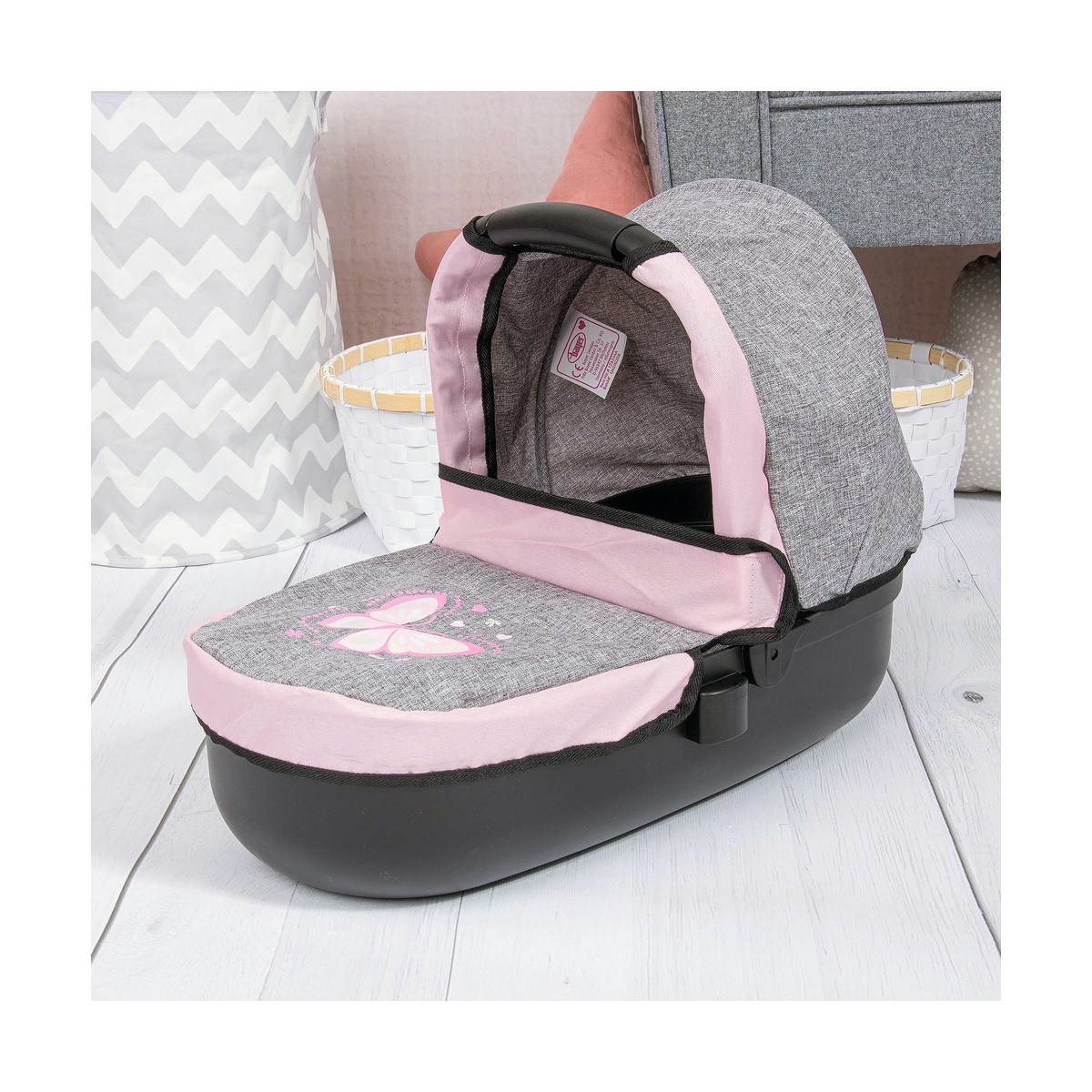 Dockvagn Reig Stule Pram Grå 63 cm - 12