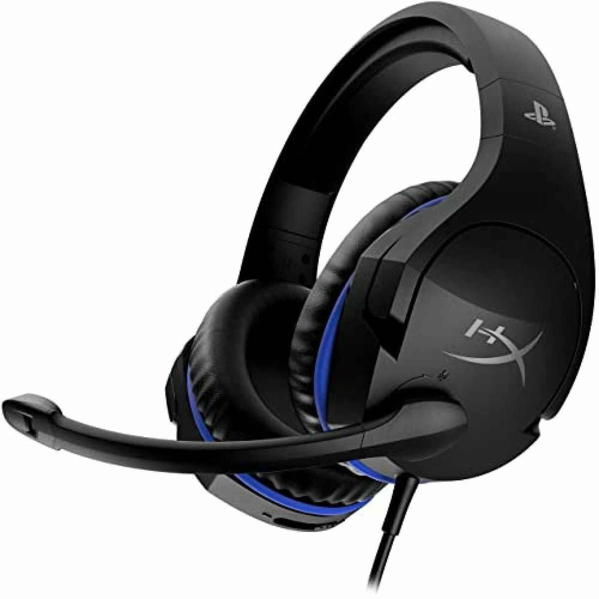 Spelhörlurar med mikrofon Hyperx HyperX Cloud Stinger PS5-PS4 Svart/Blå Blå Svart - 5