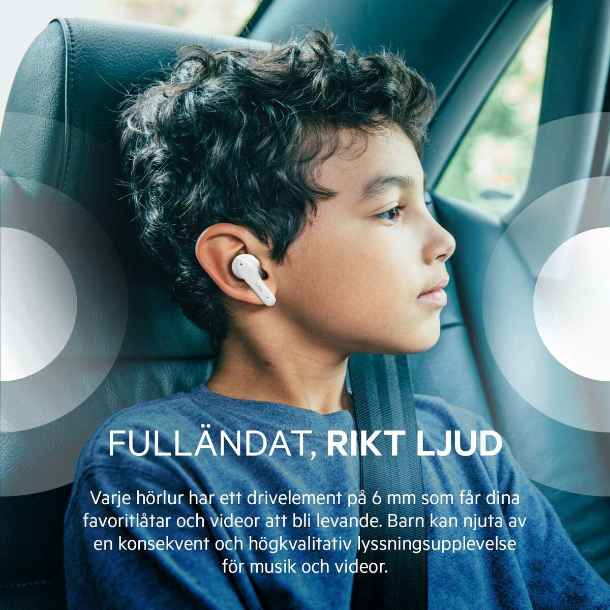 Hörlurar Belkin PAC003BTWH Vit - 6