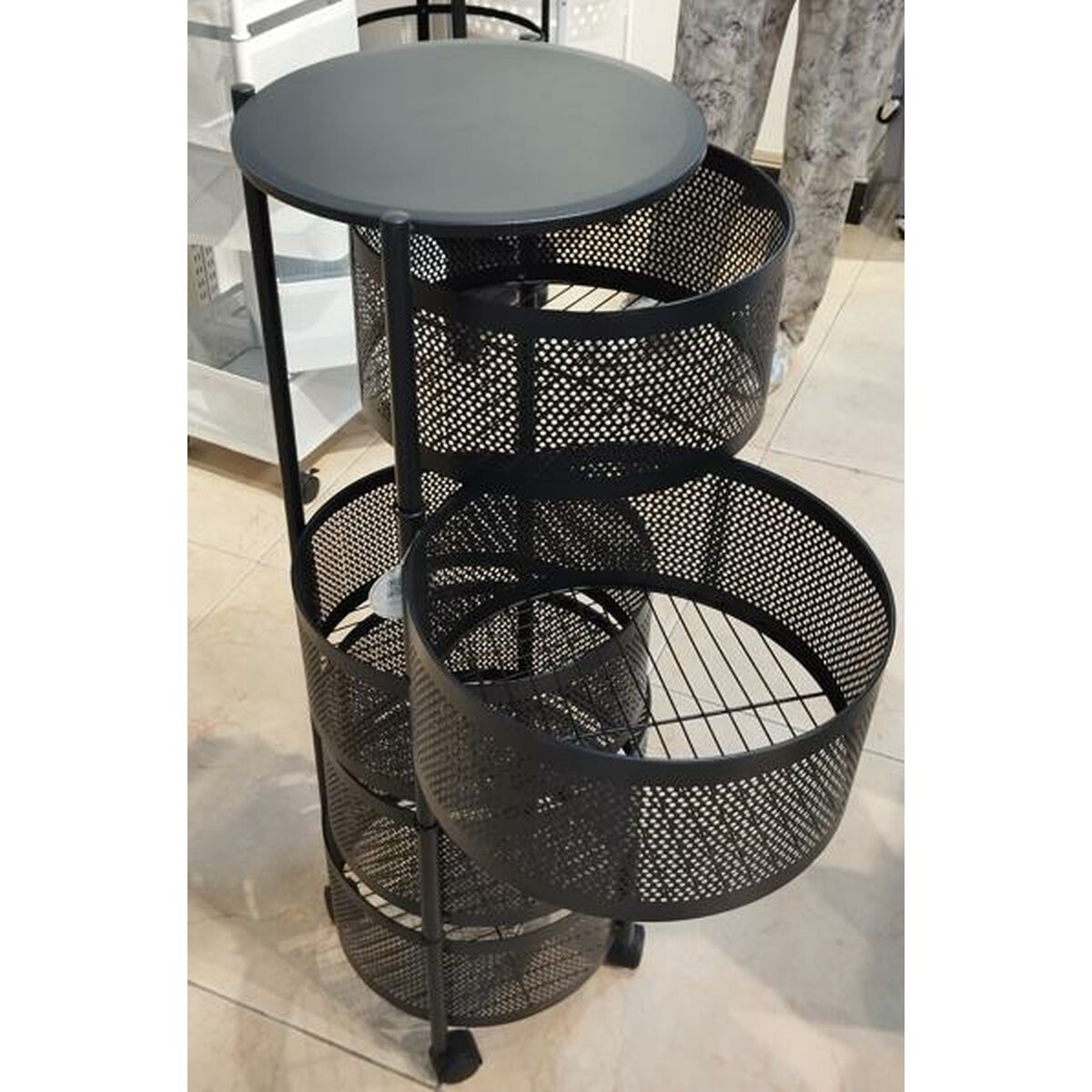 Sidobord Home ESPRIT Svart