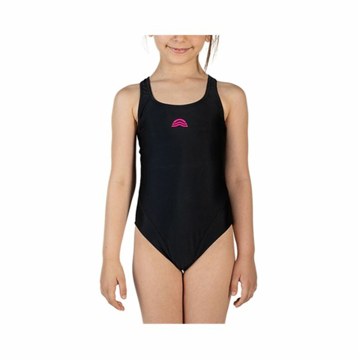 Baddräkt, Flickor Aquarapid Costume Svart
