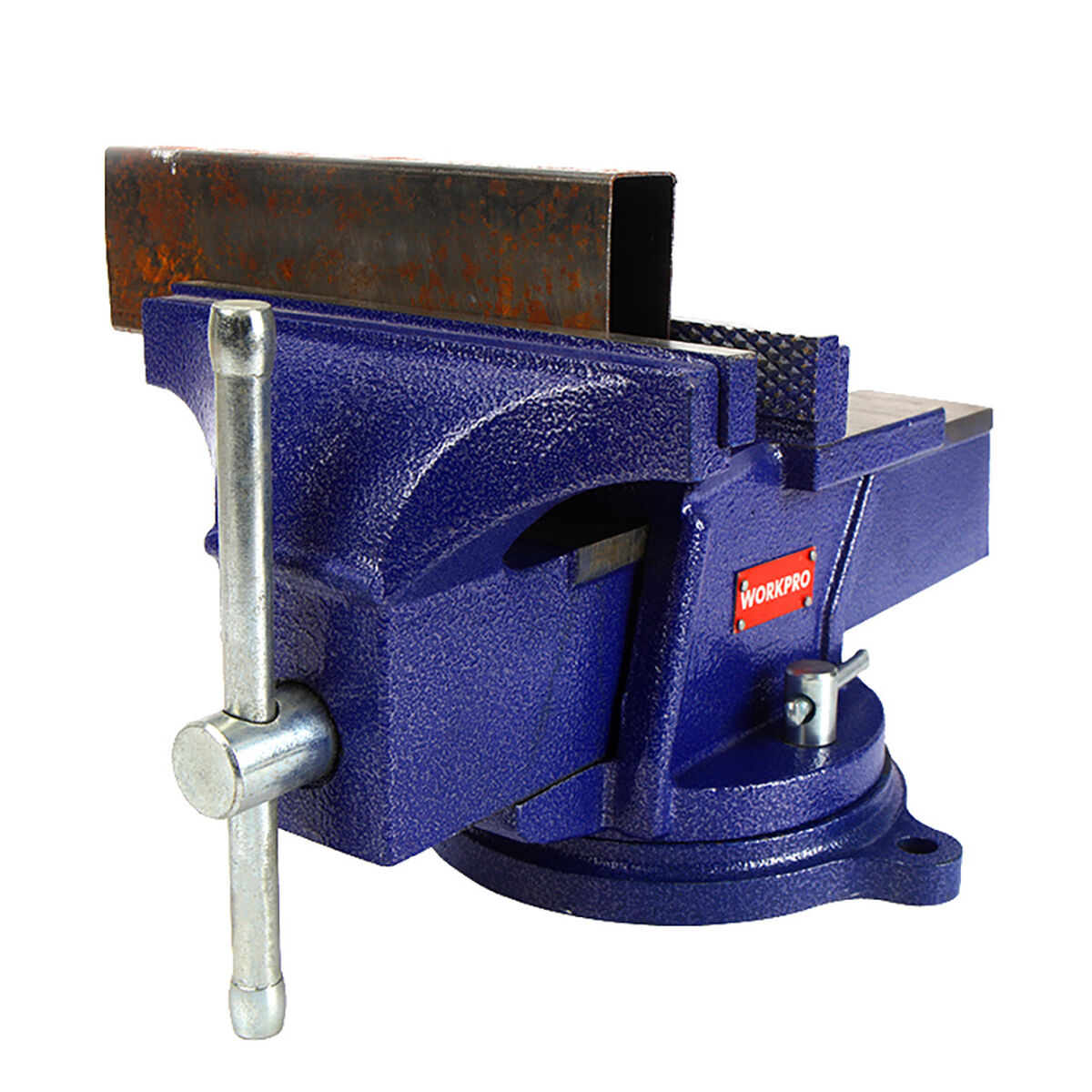 Skruvstycke med sugpropp Workpro 100 mm - 2