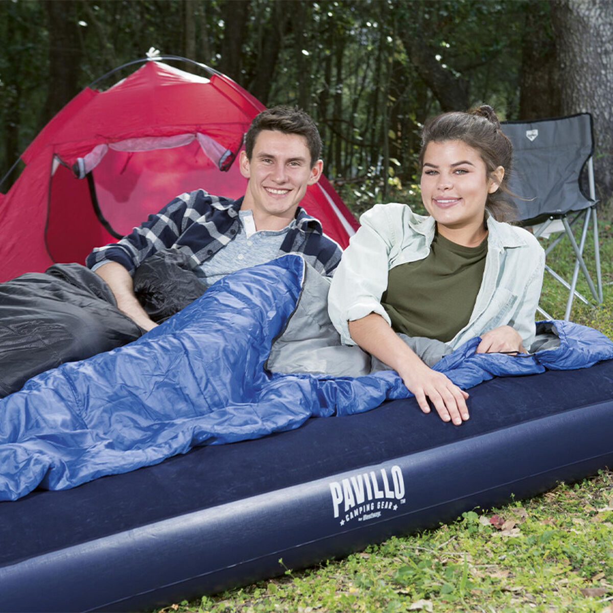 Bestway Queen Madrass 203x152x22 cm Uppblåsbar och Camping 67003 - 3