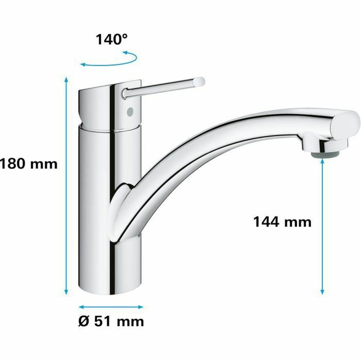 Blandare Grohe 30358000 - 5