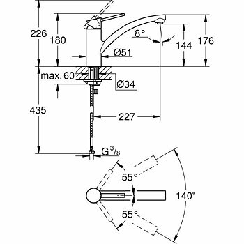 Blandare Grohe 30358000