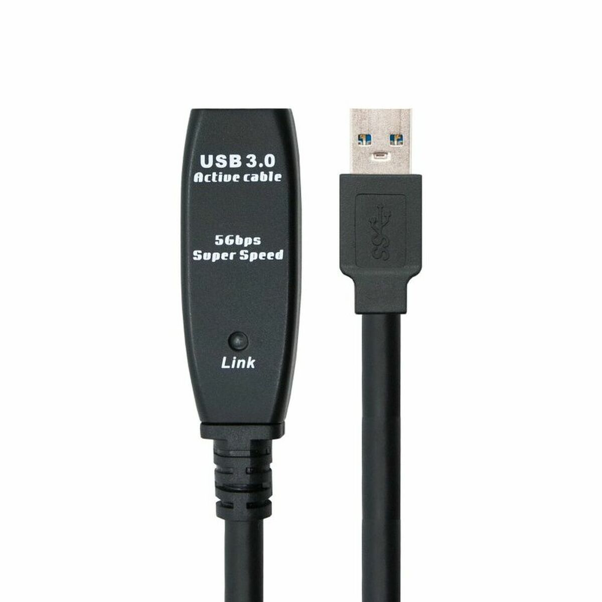 Skarvsladd USB TooQ 10.01.0311 Svart 5 m - 2