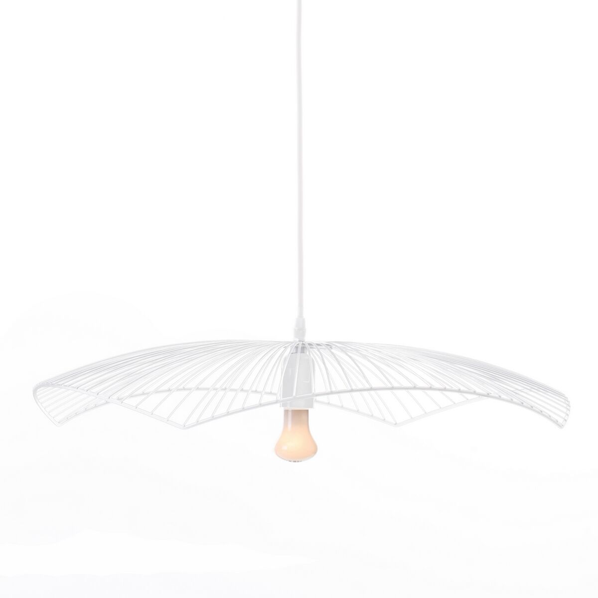 Taklampa Metall Vit 58 x 58 cm - 2