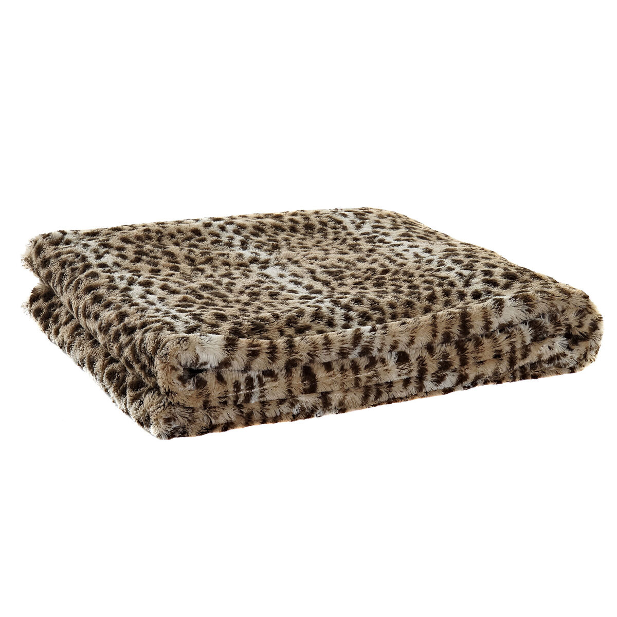 Filt DKD Home Decor Wild Svart Orange (130 x 170 x 2 cm)